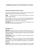 INFORME PSICOLOGICO DEL TEST DE DIBUJO DE LA FIGURA