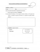 EVALUACIÓN DE ENTRADA DE MATEMÁTICA