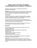 Norma técnica sectorial colombiana