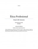 Ética Profesional Desarrollo humano