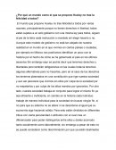 Un mundo feliz. El mundo que propone Huxley