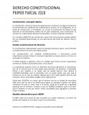 DERECHO CONSTITUCIONAL PRIMER PARCIAL 2018