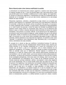 Breve historia sobre cómo hemos modificado la comida