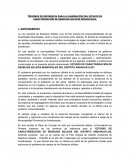 Términos de referencia para contratar servicio