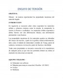 Ensayo de tensión