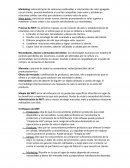 Marketing. Proceso de MKT