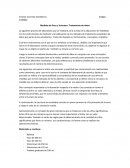 Medidas de Peso y Volumen: Tratamiento de datos