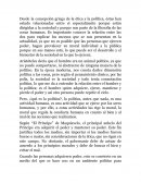 Desde la concepción griega de la ética y la política