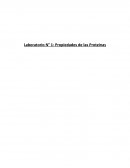 Laboratorio N° 1: Propiedades de las Proteínas