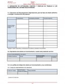 ASIGNACIÓN DE ACTIVIDADES, PUESTOS Y PERFILES DE TRABAJO A LOS OPERADORES DEL SISTEMA SELECCIONADO