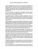 CRISIS DEL SISTEMA INTERNACIONAL O EL GIRO GLOBAL