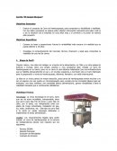 Carrito “El Cangre-Burguer”