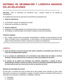 SISTEMAS DE INFORMACIÓN Y LOGÍSTICA BASADOS EN LAS RELACIONES