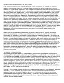 LA NECESIDAD DE MECANISMOS DE ADAPTACION