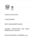 Auditoria Administrativa “CUESTIONARIO”