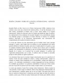RESEÑA CRITICA: TEORÍA DE LA POLITICA INTERNACIONAL – KENNETH WALTZ