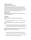 Mercadeo Responsable “Amigos de todos los seres vivos”