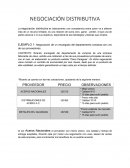 NEGOCIACIÓN DISTRIBUTIVA