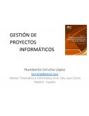 NTRODUCCION A LA GESTIÓN DE PROYECTOS INFORMÁTICOS