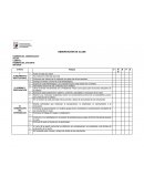 OBSERVACIÓN DE CLASE