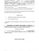 Modelo de otorgamiento de poderes