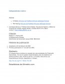 Articulo académico de Lifogranuloma Venero