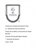 Ensayo de los delitos y de las penas de Cesare Beccaria