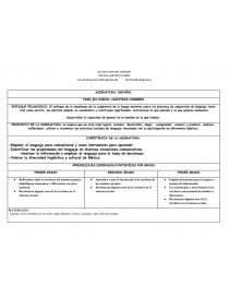 NUESTROS NOMBRES. ENFOQUE PEDAGOGICO. Página 1