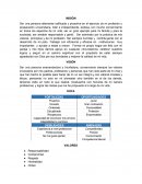 EJEMPLO DE MISIÓN Y VISIÓN persona emprendedora
