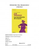 Analisis Literario de las intermitencias de la muerte