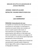 Aplicación de los PLC en la automatización de procesos industriales