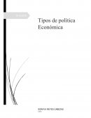 Tipos de politica economica