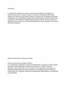 Sistema de Información de Recursos Humanos