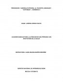 Acciones básicas para la atención de una persona con afectación en su salud