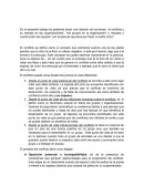 El conflicto y su manejo en las organizaciones