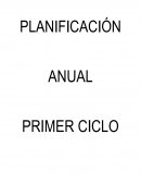 PLANIFICACIÓN ANUAL EDUCACION FISICA