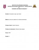 Control de calidad en la industria alimentaria