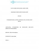 FUNDAMENTOS DE LA INNOVACIÓN EDUCATIVA EN EDUCACION INICIAL