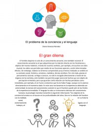 El problema de la conciencia y el lenguaje. El gran dilema. Página 1