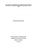 EVALUACIÓN DEL CUMPLIMIENTO DE LOS REQUISITOS DEL SISTEMA DE GESTIÓN DE LA CALIDAD EN ENTIDADES PÚBLICAS SEGÚN LA NTCGP 1000