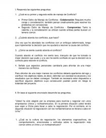 ¿Cuál es su primer y segundo estilo de manejo de Conflicto?. Página 1