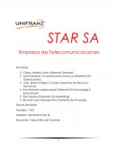 Analisis empresa de Telecomunicaciones “STAR”