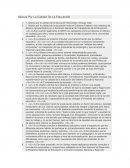 Alianza por la calidad de la educación