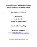 La teoría del conocimiento