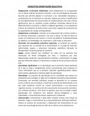 CONCEPTOS ORIENTACIÓN EDUCATIVA