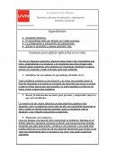 Tecnicas culinarias de atencion y desempeño escolar y personal