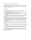 FUNCIONES DE COORDINADOR DE GESTIÓN CLÍNICA