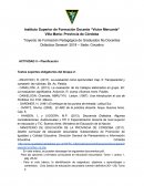 Trabajo Practico sobre planificación de asociación de materias y cátedras compartidas