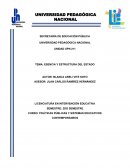 ESENCIA Y ESTRUCTURA DEL ESTADO