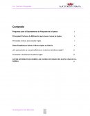 Principales Factores de Motivación para tomar cursos de Ingles